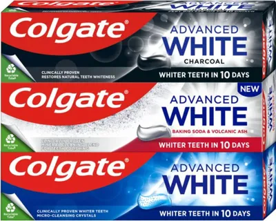 Imagen del producto de Pasta dental blanqueadora Sada Advanced Mix Trio, 3 unidades de 75 ml
