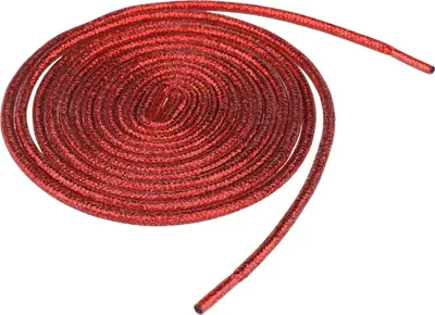 Produktbild von Glitzerschnürsenkel - Rot - Rund - 120 cm