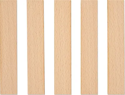 Produktbild von Holzdochte für Kerzen, 140 x 25 x 1 mm, 5 Stück
