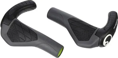 Produktbild von Famanu Ergonomische Lenkergriffe für Mountainbikes - Klein - Schwarz/Grau