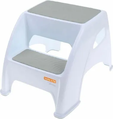 Image de Tabouret marchepied - DREAMBABY - Enfant & Moi à partir de 2 personnes - Antidérapant et structuré - Jusqu'à 145 kg pour les enfants et les adultes - Gris