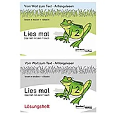 Produktbild von Lies mal 2 Frosch Heft und Lösungsheft