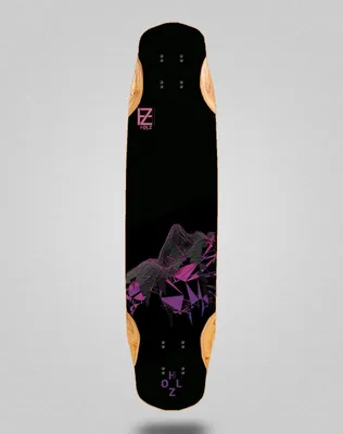 Produktbild von Ein Longboard-Deck aus Bambus für das Skateboardfahren
