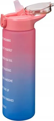 Obrázek produktu pro Sportovní láhev, láhev na vodu 900 ml Fitness Gym láhev růžová