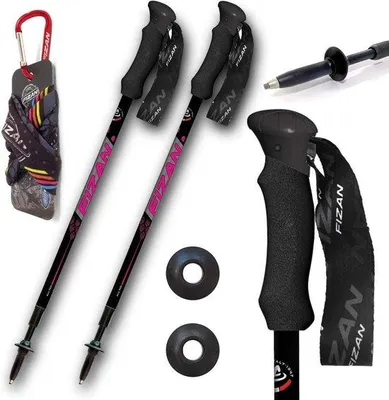 Produktbild von Famanu Nordic Walking Stöcke - Leicht, faltbar, verstellbar