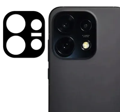 Produktbild von OPPO Reno16 Pro Kamera Objektivschutz - Coverup 9H Panzerglas - Schwarz