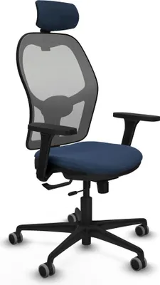 Immagine prodotto di Sedia da ufficio con poggiatesta Jorquera Piqueras y Crespo 3D036G2 Blu navy