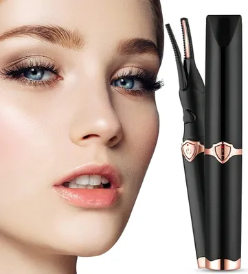 Produktbild von Beheizbare Wimpernzange,Elektrische Wimpernzange, Effiziente Elektrische USB-Wimpernzange mit 3 Temperaturmodi, Schneller, Lang Anhaltender Schwung