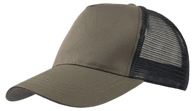 Immagine prodotto di Cappellino da camionista Atlantis Rapper a 5 pannelli LT893 (taglia unica) (oliva/nero)
