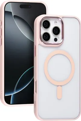 Immagine prodotto di Custodia posteriore TUNIQ per iPhone 16 Pro Max - Magsafe - silicone - Rosa