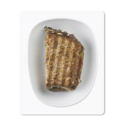 Produktbild von MuchoWow® Mauspad Mousepad Teller mit verbranntem Toast 30x40 cm - Mousepads - Maus Mat - Pad - Mausunterlage - Mausmatten