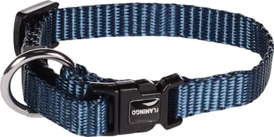 Productafbeelding van Flamingo halsband Ziggi, donkerblauw, maat: M