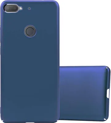 Produktbild von Cadorabo Hülle für HTC Desire 12 PLUS Schutzhülle in Blau Hard Case Handy Hülle Etui