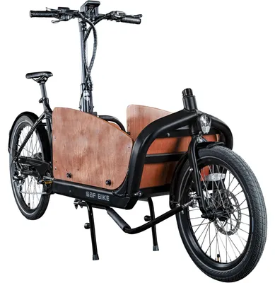 Produktbild von BBF Miami Lastenfahrrad E Bike schwarz matt