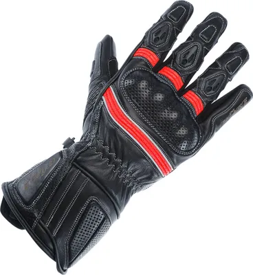 Zdjęcie produktu dla Rękawice motocyklowe BUSE Pit Lane Pro czarno/czerwone 8