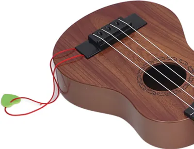Productafbeelding van Kindermuziekinstrument: Ukulele-gitaar, 4 snaren, educatief, realistisch en draagbaar speelgoed voor beginners, type 2