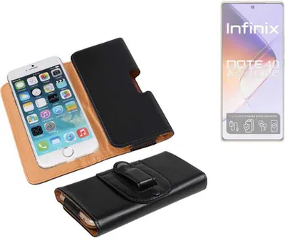 Produktbild von K-S-Trade Schützhülle Handyhülle kompatibel mit Infinix Note 40 Holster Gürtel Tasche Schutzhülle Handy-Tasche Smartphone Case Seitentasche