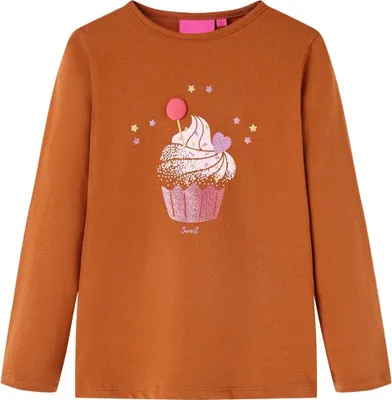 Produktbild von Kinder-Langarmshirt Cognac 116