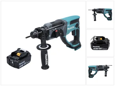 Obrázek produktu pro Akumulátorové kombinované kladivo Makita DHR 202 F1 18 V 2,0 J SDS Plus + 1x akumulátor 3,0 Ah - bez nabíječky
