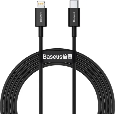 Obrázok produktu pre BASEUS kábel typu C vhodný pre Apple Lightning 8-pin PD20W Superior Series Fast Charging CATLYS-C01 2 Mater čierna