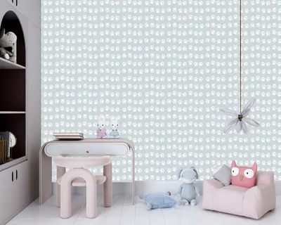 Zdjęcie produktu dla DECO WALLS Fototapete Kinderzimmer Tierpfoten - Außergewöhnliche Haltbarkeit XXL 197x296 cm