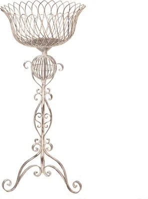 Produktbild von Clayre & Eef Pflanzenhalter Ø 39x85 cm Beige Metall