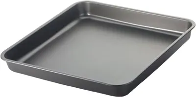 Productafbeelding van Vierkante Bakplaat - Ovenschaal Bakvorm - Bakken in Oven - Antiaanbaklaag - 30x30 cm - Zwart