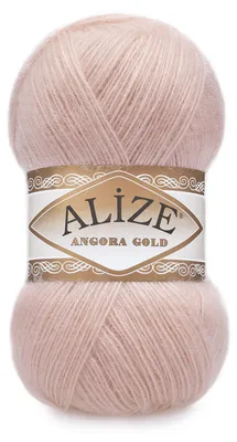 Produktbild von Alize Angora Gold 161 Puderrosa – weich, 550 m/100 g, 20% Wolle