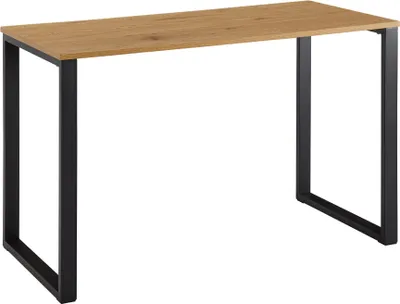 Immagine prodotto di Scrivania in rovere decor / nero 120x60x76 cm design scrivania per computer | Wohnling