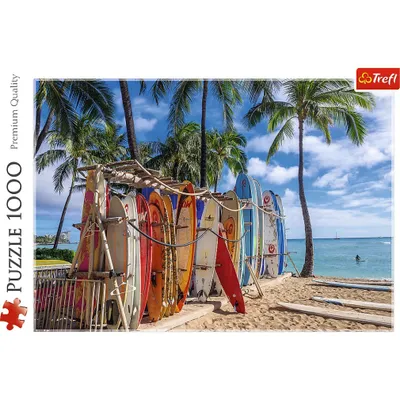 Obrázek produktu pro PUZZLE 1000 Waikiki Beach Hawaii 10742