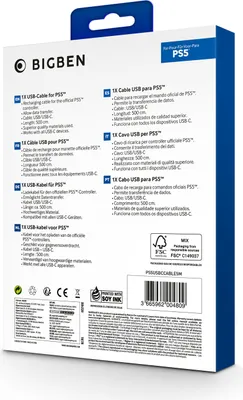 Obrázok produktu pre PS5 Bigben USB Cable 5m
