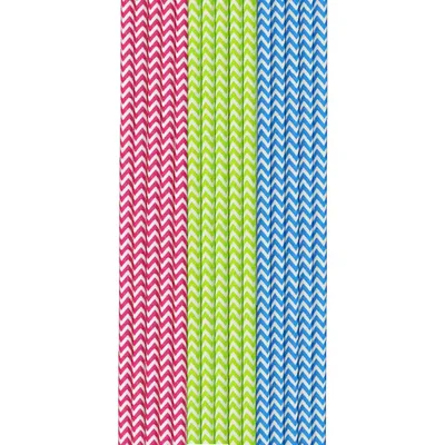 Produktbild von Duni Trinkhalme Papier bunt 20 cm  - 50 Stück