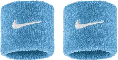 Image de Poignets éponges Nike Swoosh Classic Bleu ciel