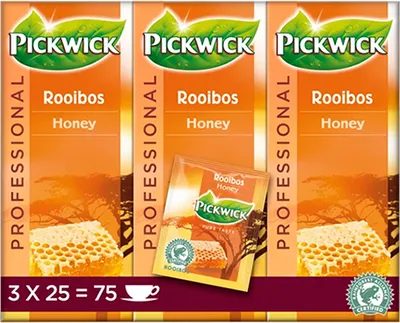 Produktbild von Pickwick - Professional Rooibos Honig - 3x 25 Teebeutel