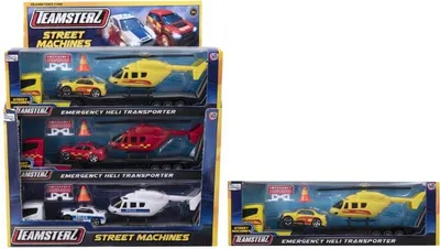 Produktbild von Teamsterz TEAMSTERZ Die-cast playset Heli transporter, 26 cm
