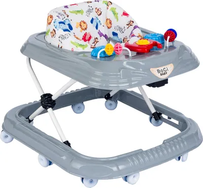 Produktbild von Tobi Gehfrei Lauflernhilfe Lauflernwagen Babywalker mit Spielset Grau