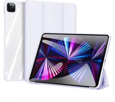 Produktbild von Dux Ducis Copa Hülle Für Ipad Pro 12.9 2021 / 2020 / 2018 Smart Cover Mit Stand Lila