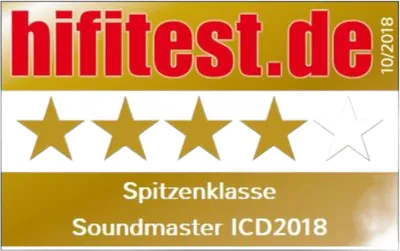 Produktbild von Soundmaster ICD 2018 Netzwerk CD-Kompaktanlage, 1 Lautsprecher, Internetradio, CD, MP3, WLAN, USB, Ethernet, UPnP, DLNA-, Smartphone-Steuerung, Bluetooth