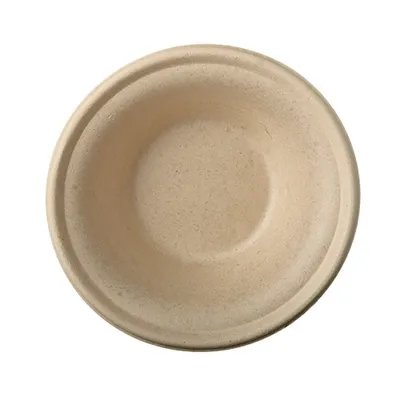 Produktbild von 500 Papstar Schalen, Zuckerrohr pure 380 ml Ø 15,5 cm, 4,6 cm natur 86293