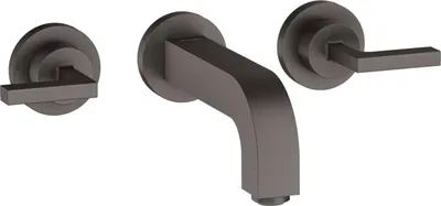 Produktbild von 3-Loch Waschtischarmatur AXOR CITTERIO DN 15 UP m Al 162mm Hebelgr u Ros. bru b brushed black chrome