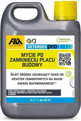Immagine prodotto di FILA DETERDEK PRO - Il rimuovi residui di cemento come concentrato di pulizia 1 litro