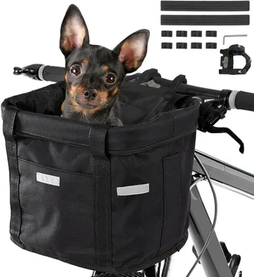 Image de Panier de vélo pliable et étanche, avec cadre en aluminium