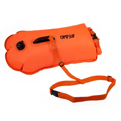 Produktbild von CampSUP Boje Schwimmboje mit Trockentasche & Notfallpfeife – Aufblasbare Sicherheitsboje für SUP & Schwimmen