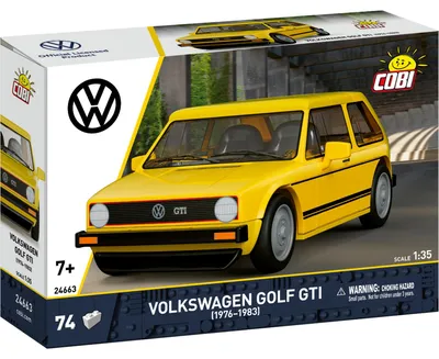 Immagine prodotto di COBI Klemmbaustein-Set VW Golf GTI, 74 Teile, Kunststoff, 24663