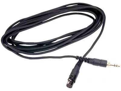 Produktbild von AKG 3m, mini XLR - 3.5mm, XLR (3-pin), Männlich, 3.5mm, Männlich, 3 m, Schwarz