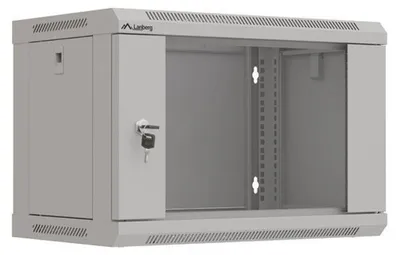 Imagen del producto de Lanberg WF03-5306-10S LANBERG 19" 6U 540x350 Wandgehäuse Glastür (FlatPack) gr