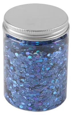 100g Glitzerpulver für Gesicht & Nägel, holografische Mischung