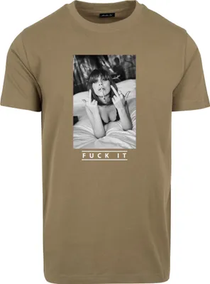 Obrázek produktu pro Pánské tričko Mr. Tee Fuck It 2.0 Tee olive - S