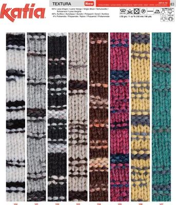 Produktbild von TEXTURA von Katia - GRÜN (107), ca. 60m /50g