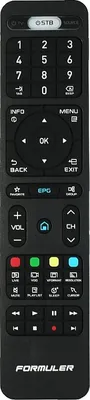Produktbild von Formuler Original Fernbedienung für Formuler TV IP Geräte Z7+ 5G Z8 ZX 5G S Turbo und mehr Schwarz
